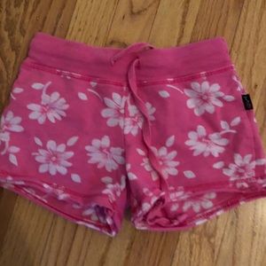 T2 Love Girls Pink Hibiscus Flower Shorts